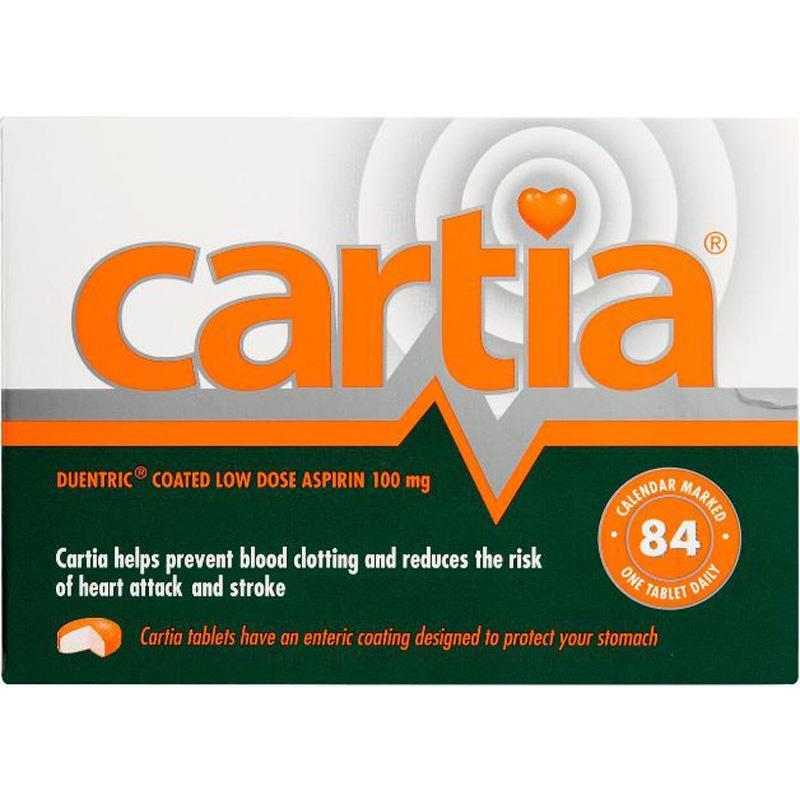 Cartia Tabs 100mg 84s