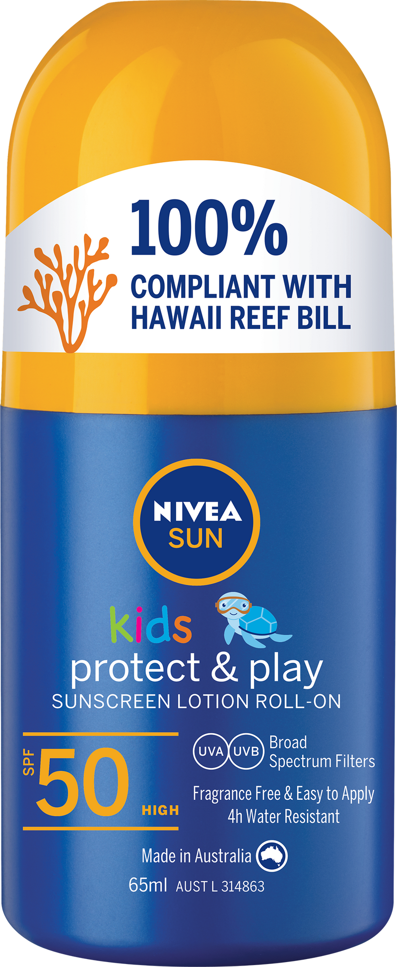 NIVEA SunKids Caring R/On SPF50+65ml