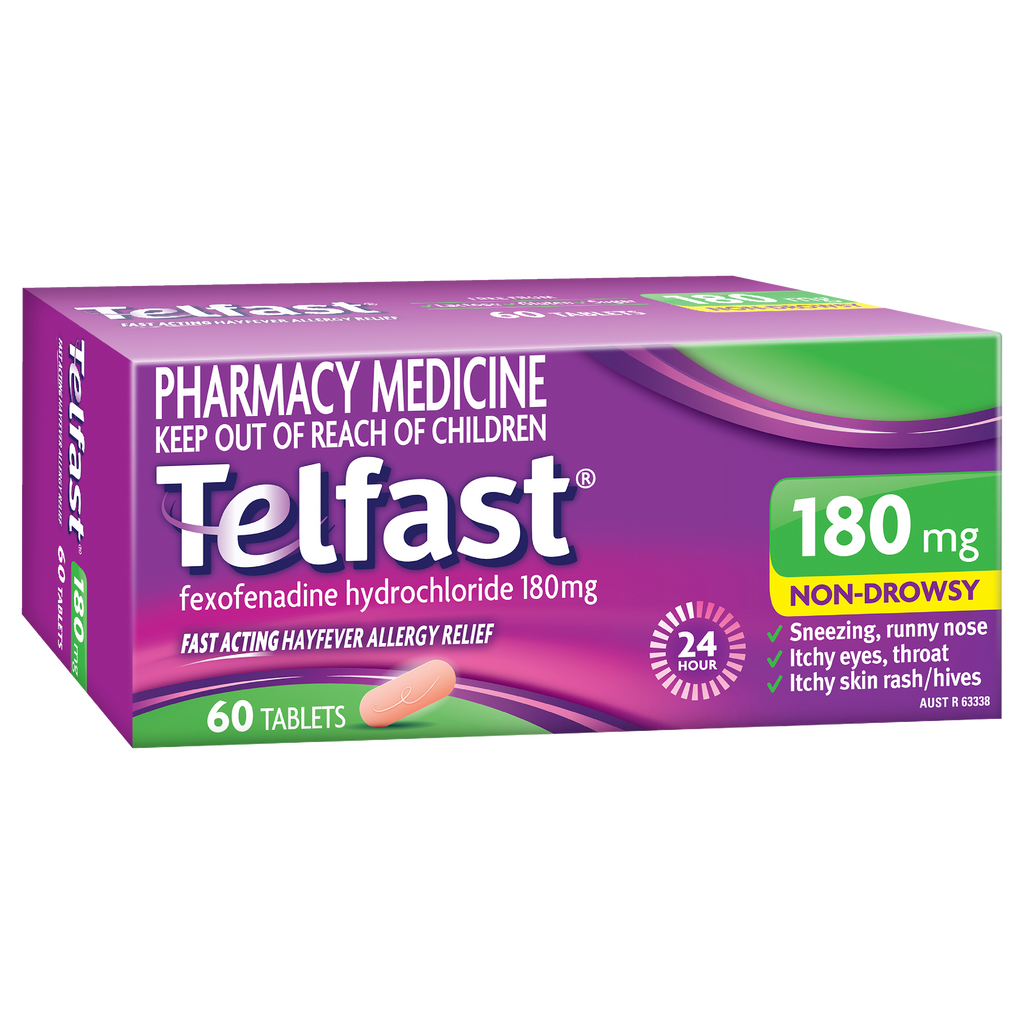 TELFAST Tablets 180mg 60s – Unichem Alexandra Pharmacy