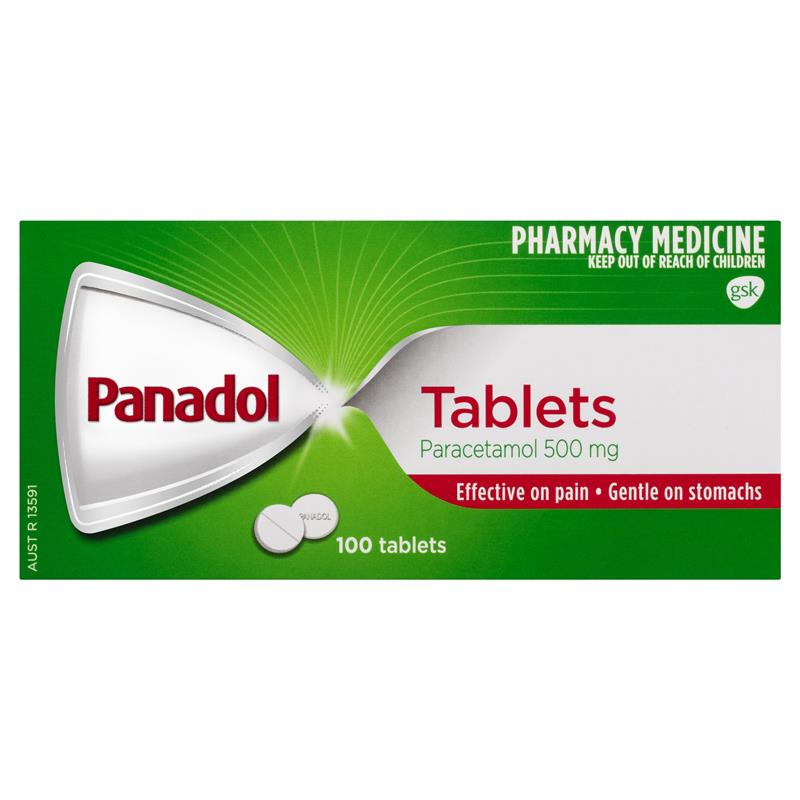 PANADOL 500mg Tabs 100s